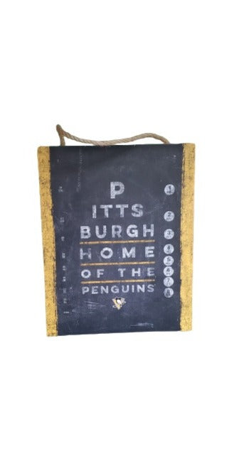 Pittsburgh Penguins Eye Chart