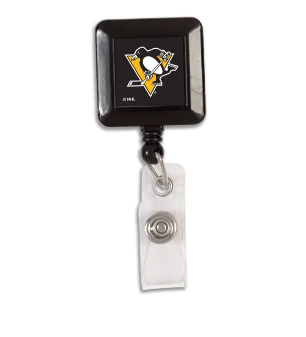 Pittsburgh Penguins Retractable Badge Holder image