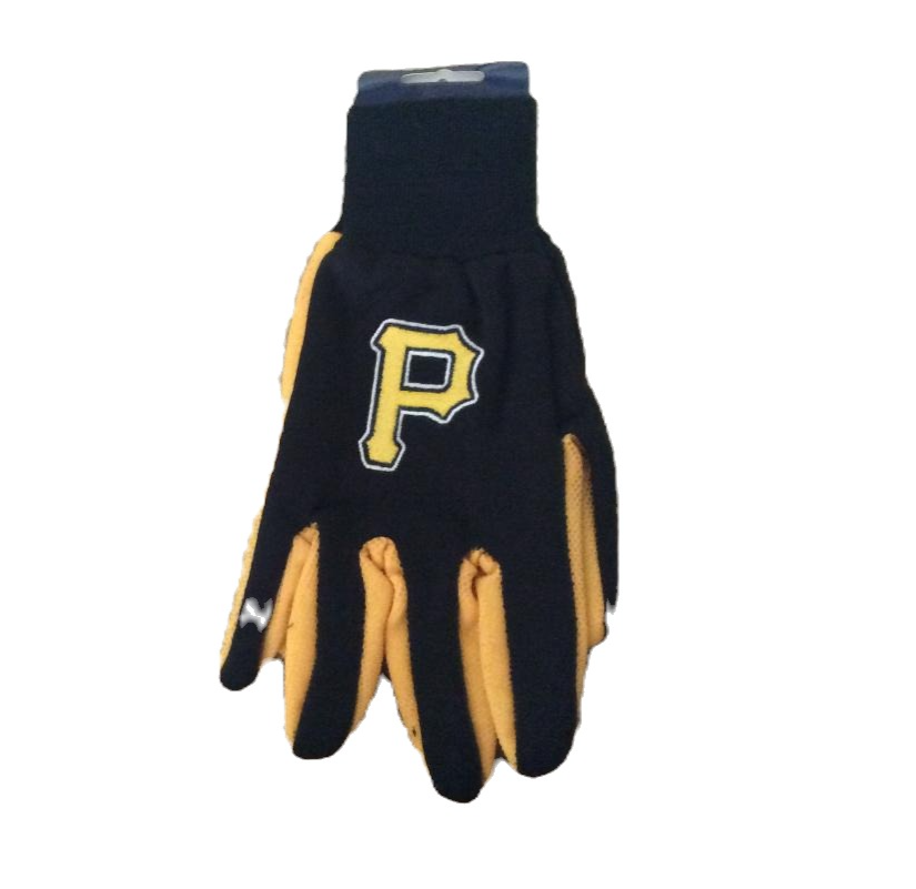 Pittsburgh Pirates Black Utility Gloves image 0