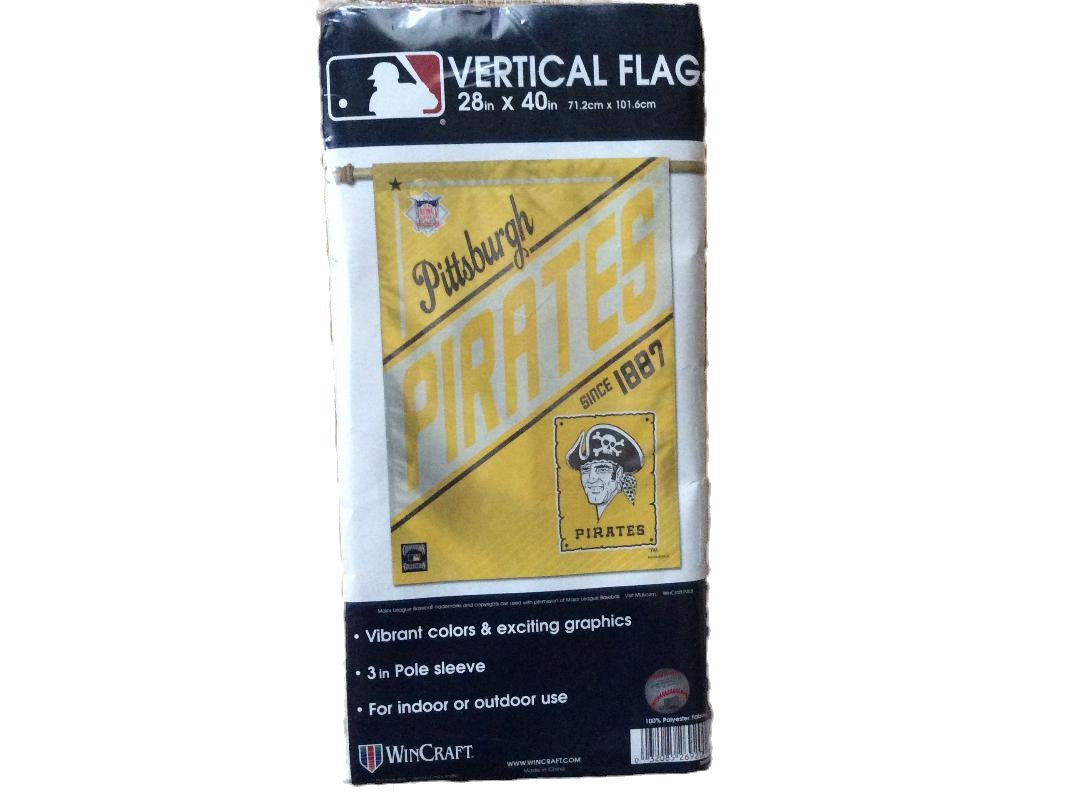 Pittsburgh Pirates Cooperstown 28"x40" Vertical Flag image 0