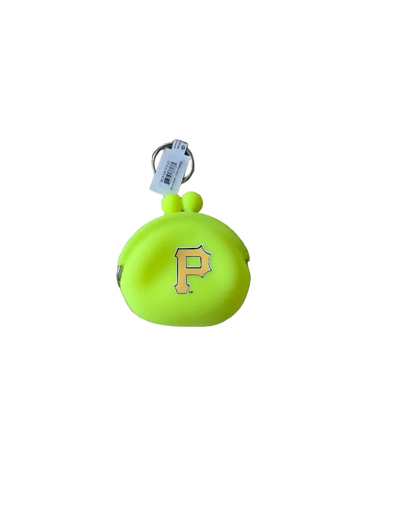 Pittsburgh pirates neon change purse