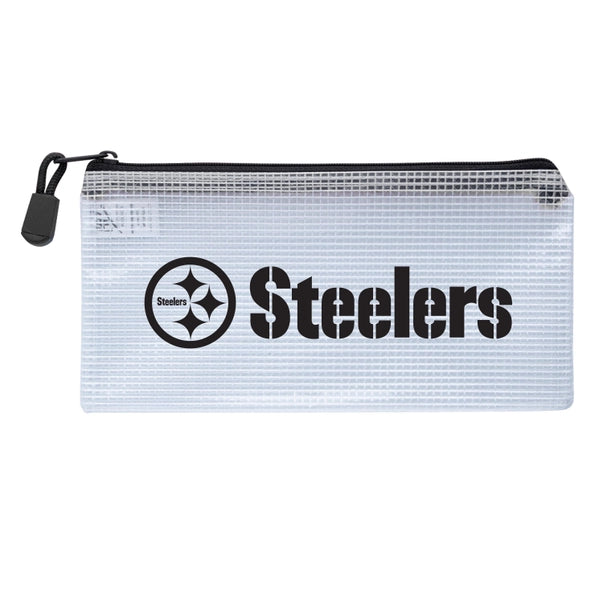 Pittsburgh Steelers Clear Zippered Pencil Bag image 0
