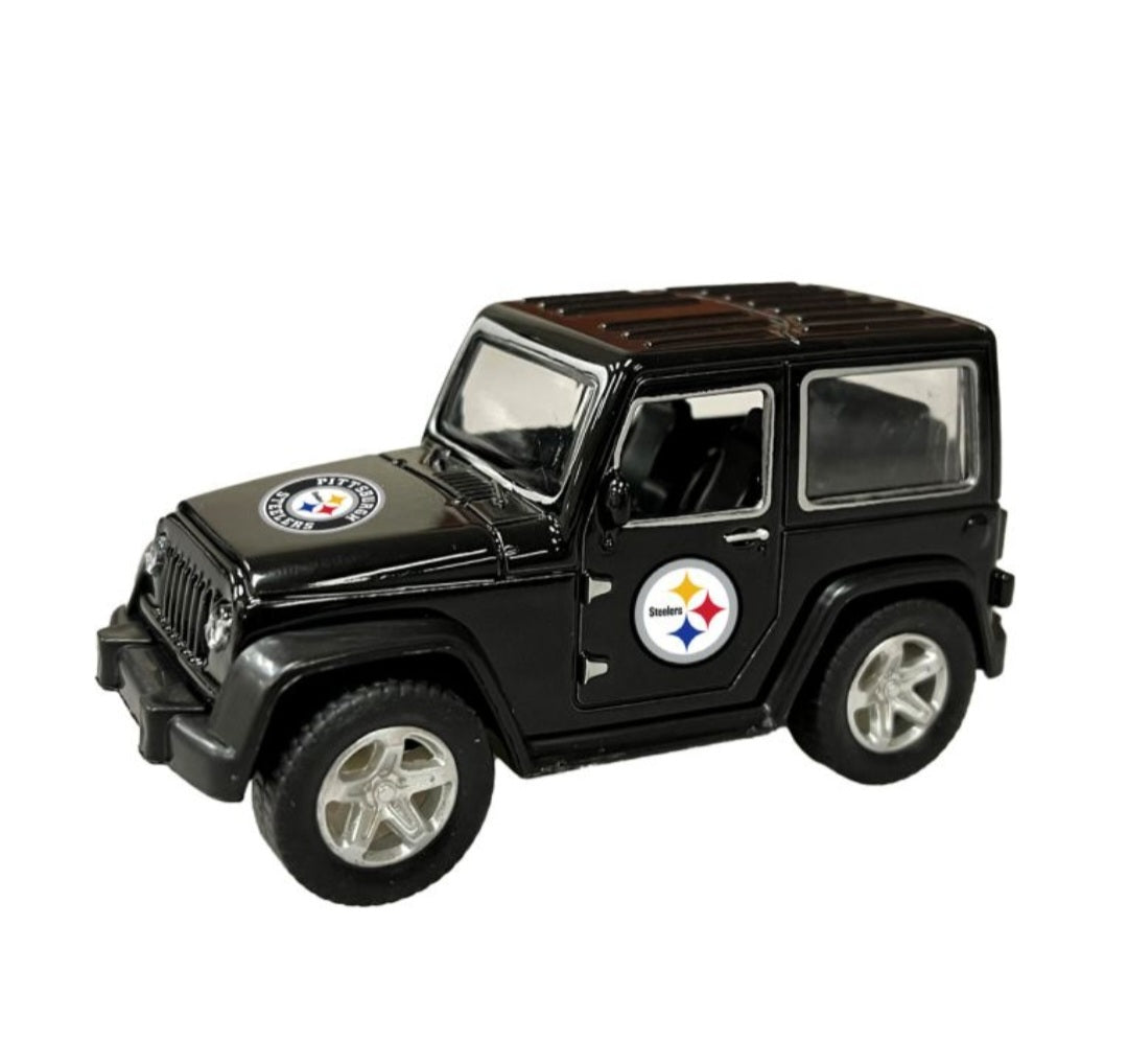 Pittsburgh Steelers Pull Back Jeep image