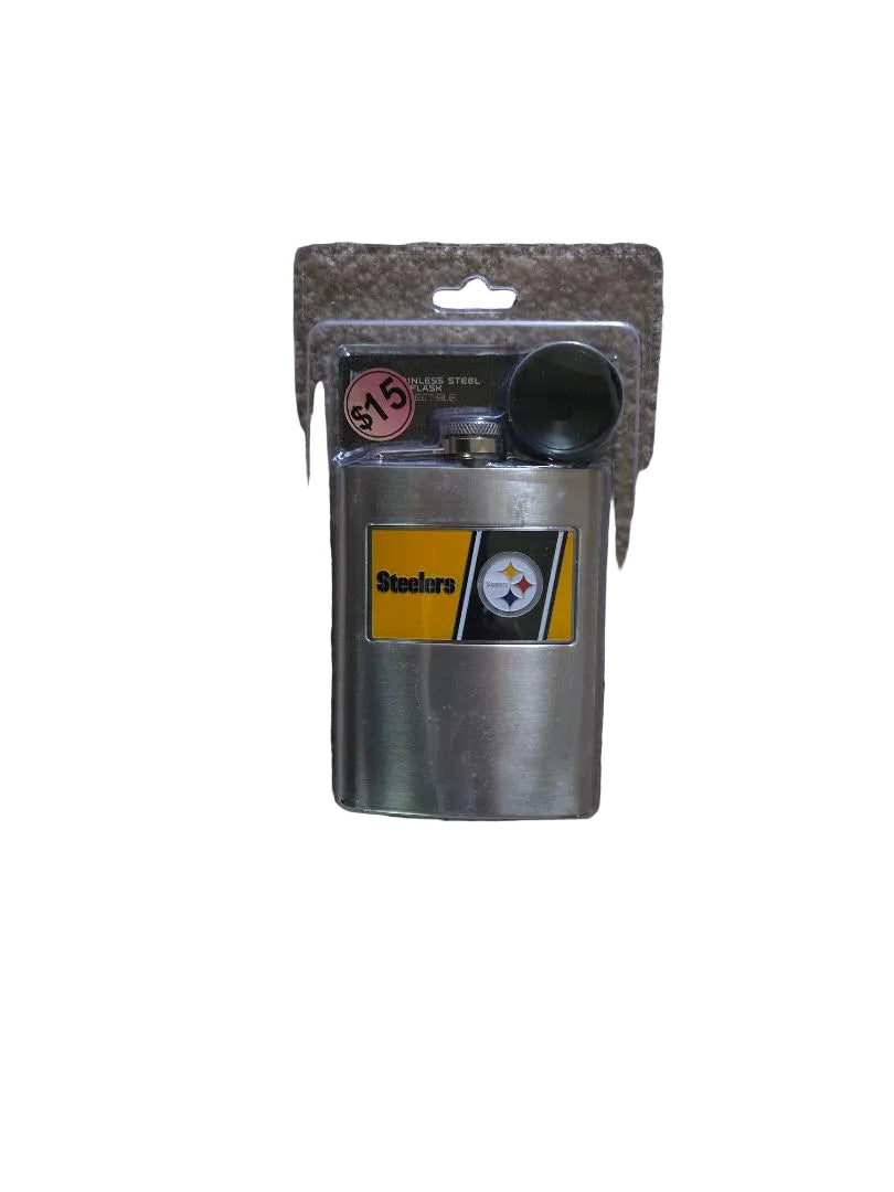 Pittsburgh Steelers Stainless Steel Hip Flask