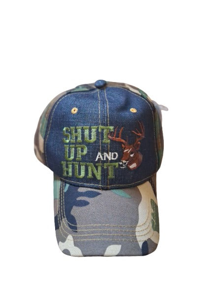 Shut Up and Hunt Denim Hat