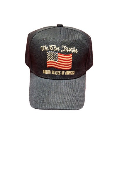 We The People Ball Cap Black