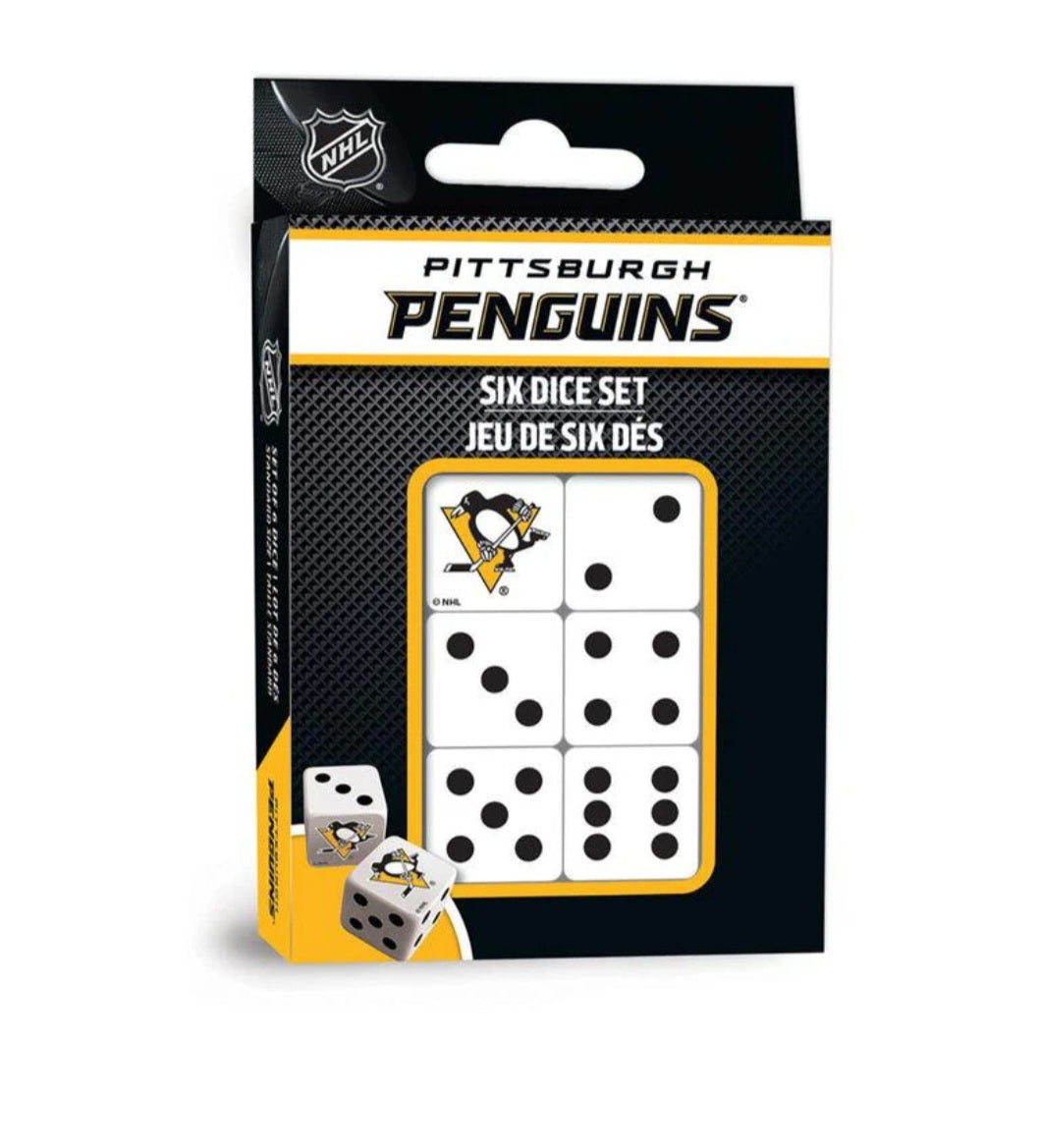 Pittsburgh Penguins Dice Set image 0
