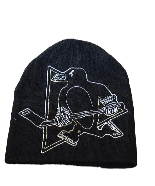 Pittsburgh Penguins Skating Logo Knit Hat image 0