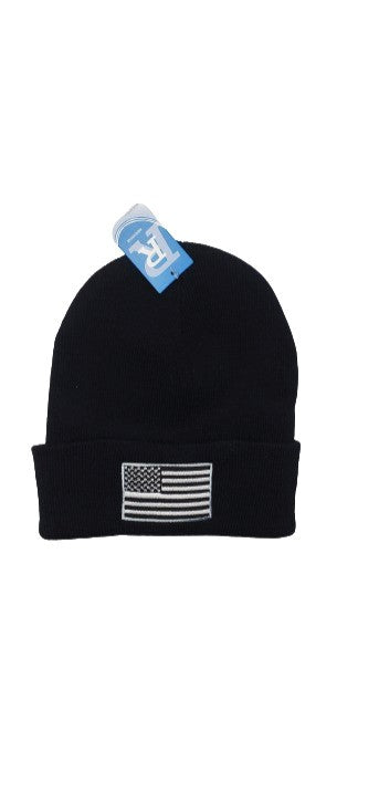Flag Cuff Knit Hat