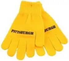 Pittsburgh Gold Knit Gloves
