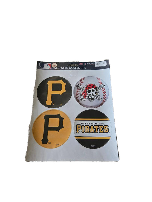 Pittsburgh Pirates 4 Pack Magnets image 0