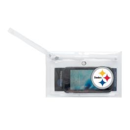 Pittsburgh Steelers Clear TIcket Holder Wristlet