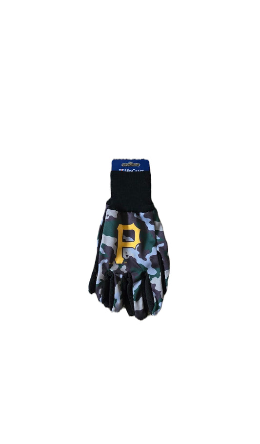 Pittsburgh Pirates Camouflage Utility Gloves image 0