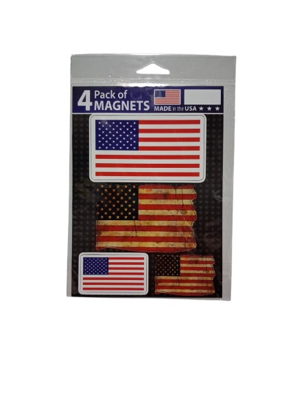 USA Flag 4 Pack Magnets image 0