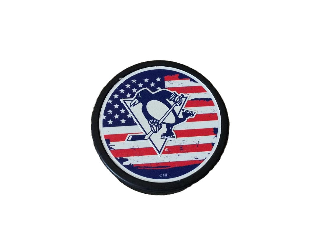 Pittsburgh Penguins Americana Puck image 0