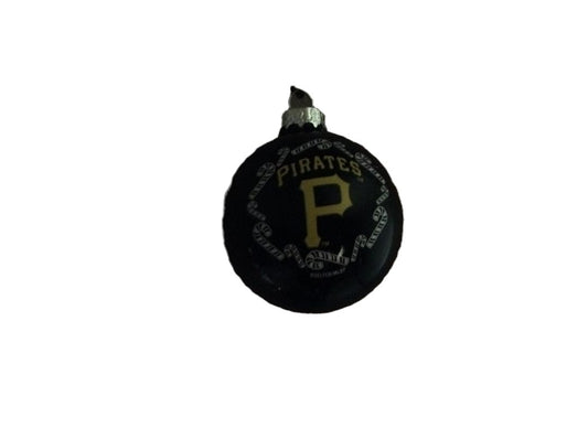 Pittsburgh Pirates Small Glass Ornament image 0