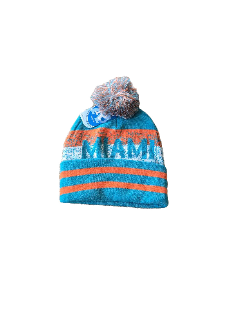 Miami Cuffed Knit Pom Pom Hat image 0