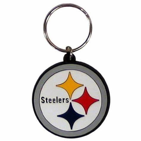 Pittsburgh Steelers Flex Logo Keychain image 0