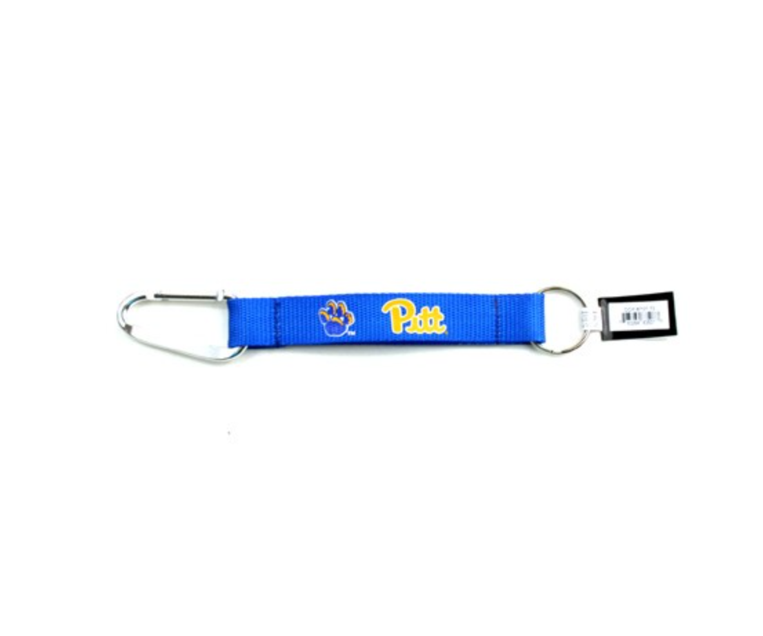 Pitt Panthers Carabiner Keychain image 0