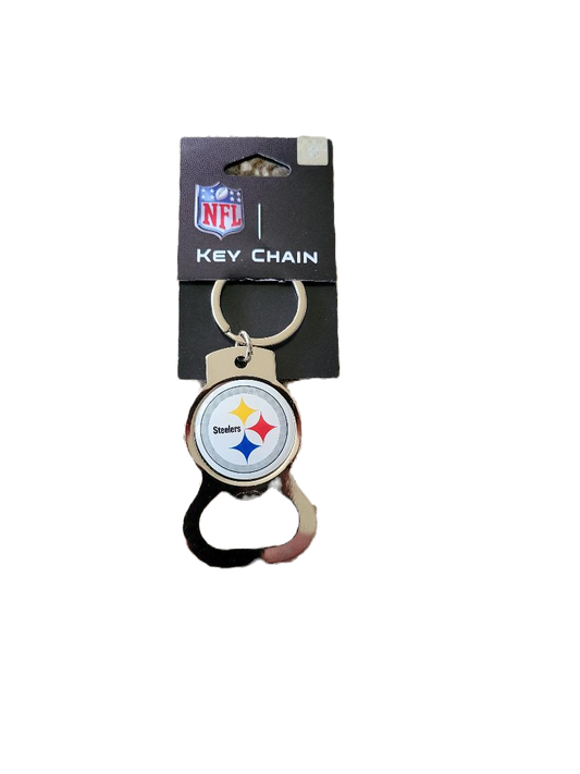 Pittsburgh Steelers Bottle Opener Keychain Metal image 0