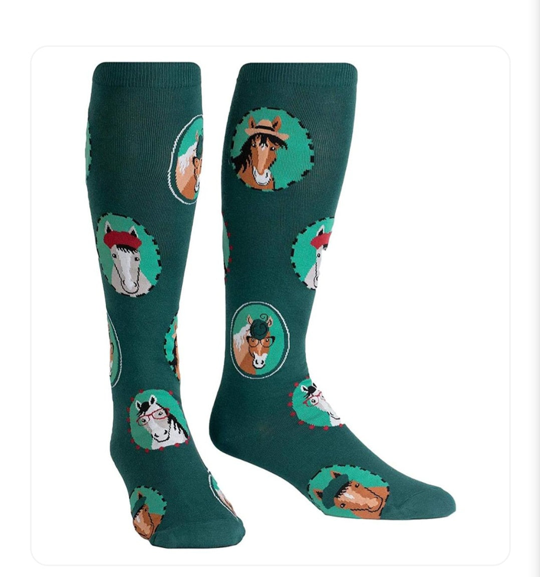 Womens Horsing Around Socks image 0