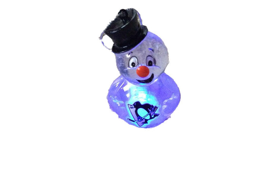 Pittsburgh Penguins Snowman Light Up Ornament image 1