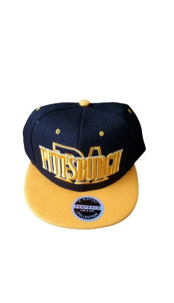 Pittsburgh Pa Snap Back Flat Bill Hat image 0