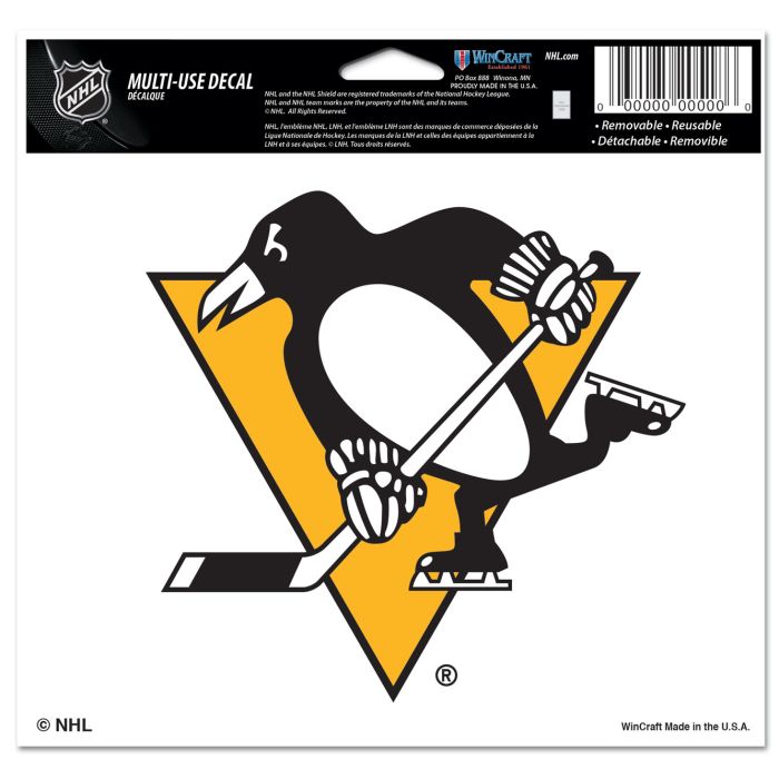 Pittsburgh Penguins 5x6 Multi Use Decal image 0
