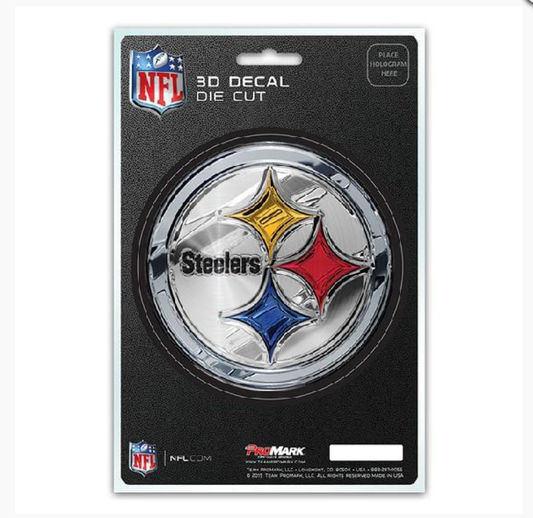 Pittsburgh Steelers 3D Die Cut Decal image 0