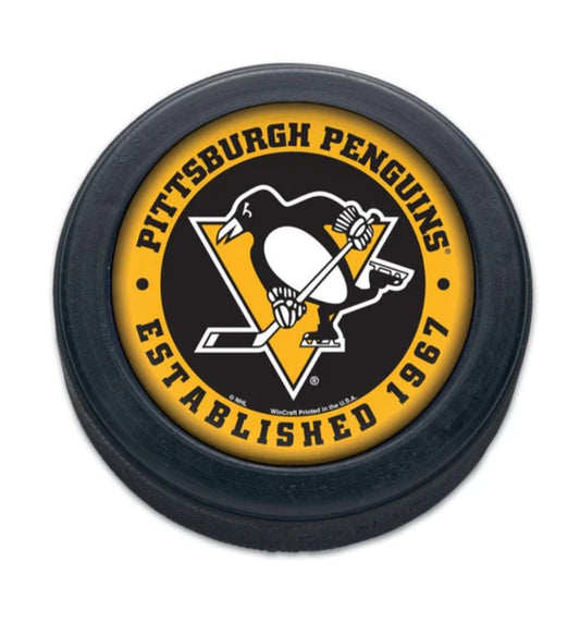 Pittsburgh Penguins Established 1967 Puck image 0