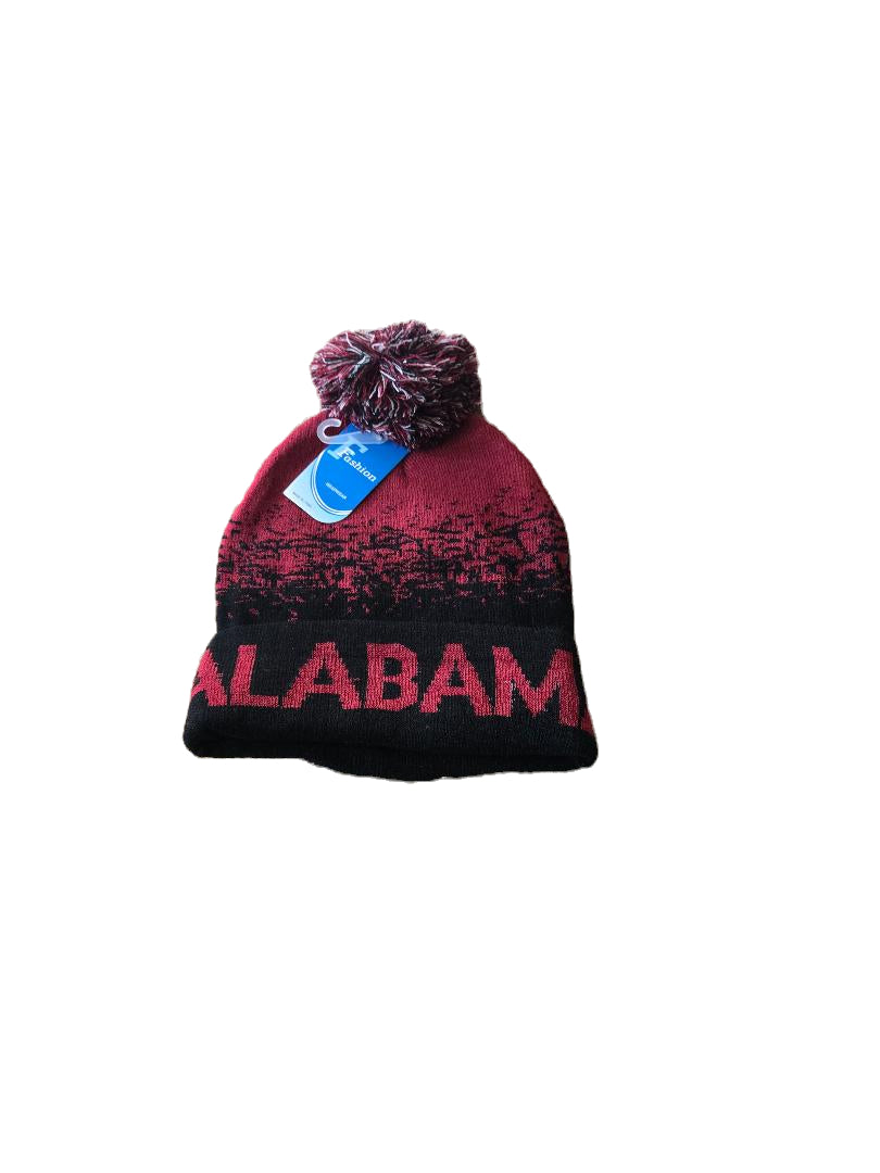 Alabama Digital Fade Pom Pom Cuffed Knit Hat image 0