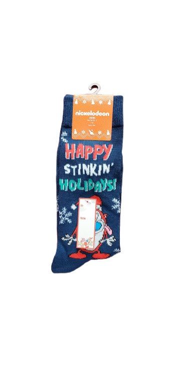 Ren and Stimpy Christmas Socks image 0