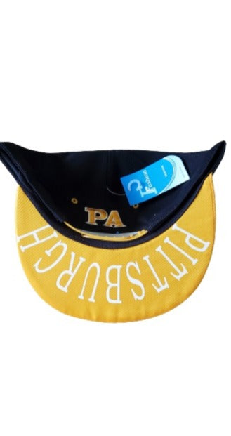 Pittsburgh Pa Snap Back Flat Bill Hat image 1