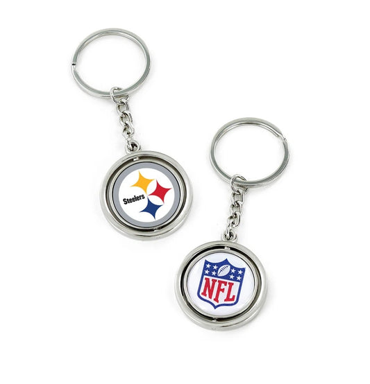 Pittsburgh Steelers Spinning Keychain image 0