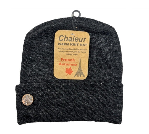 Chaleur Knit Cuffed Beanie Hat image 