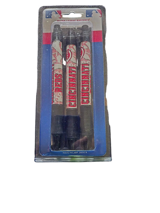 Cincinati Reds 3 Pack Pens