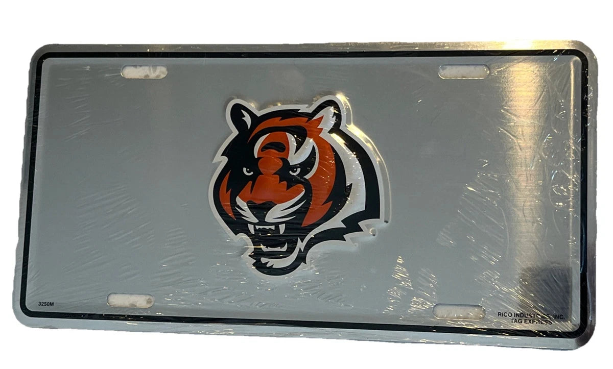 Cincinnati Bengals Chrome License Plate