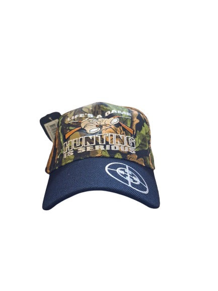 Lifes a Game Hunting is Serious Hat