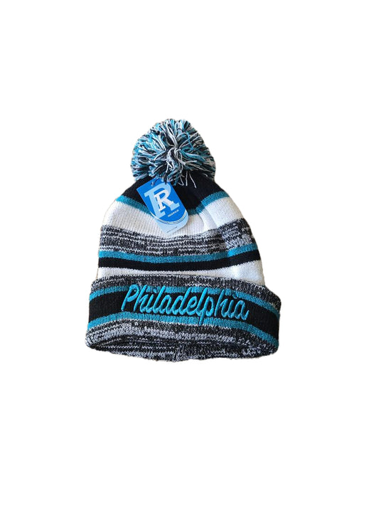 Philadelphia Pom Pom Cuffed Knit Hat image 0