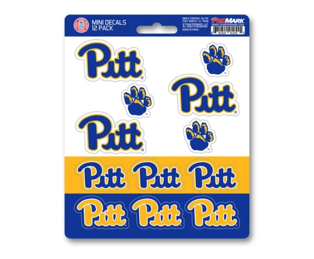 Pitt Panthers Multi Decals image 