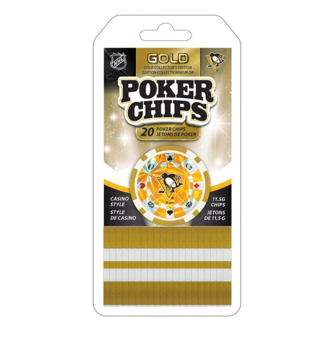 Pittsburgh Penguins 20 Piece Poker Chips image 