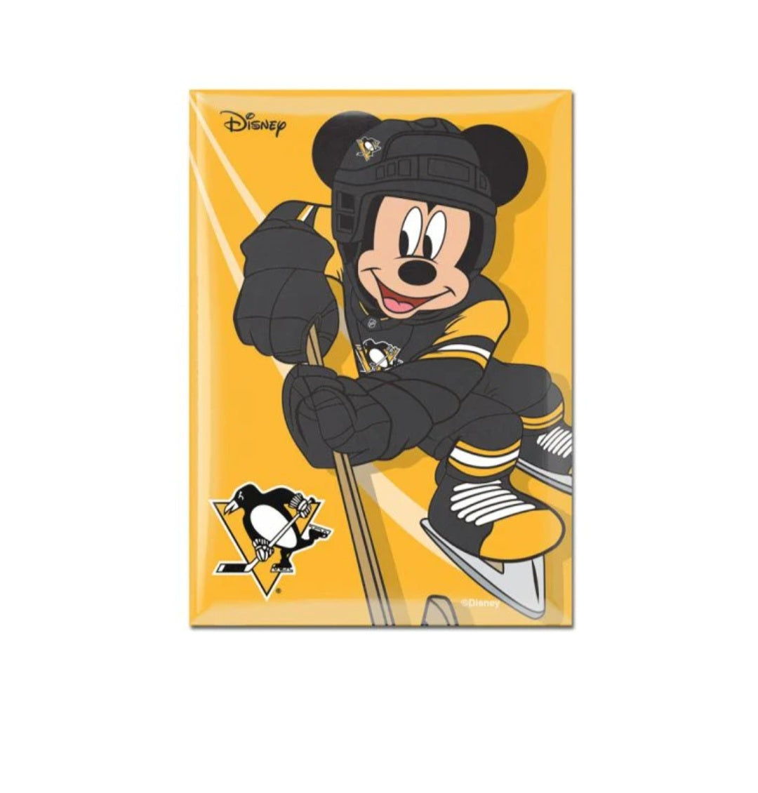 Pittsburgh Penguins Disney Metal Magnet image 
