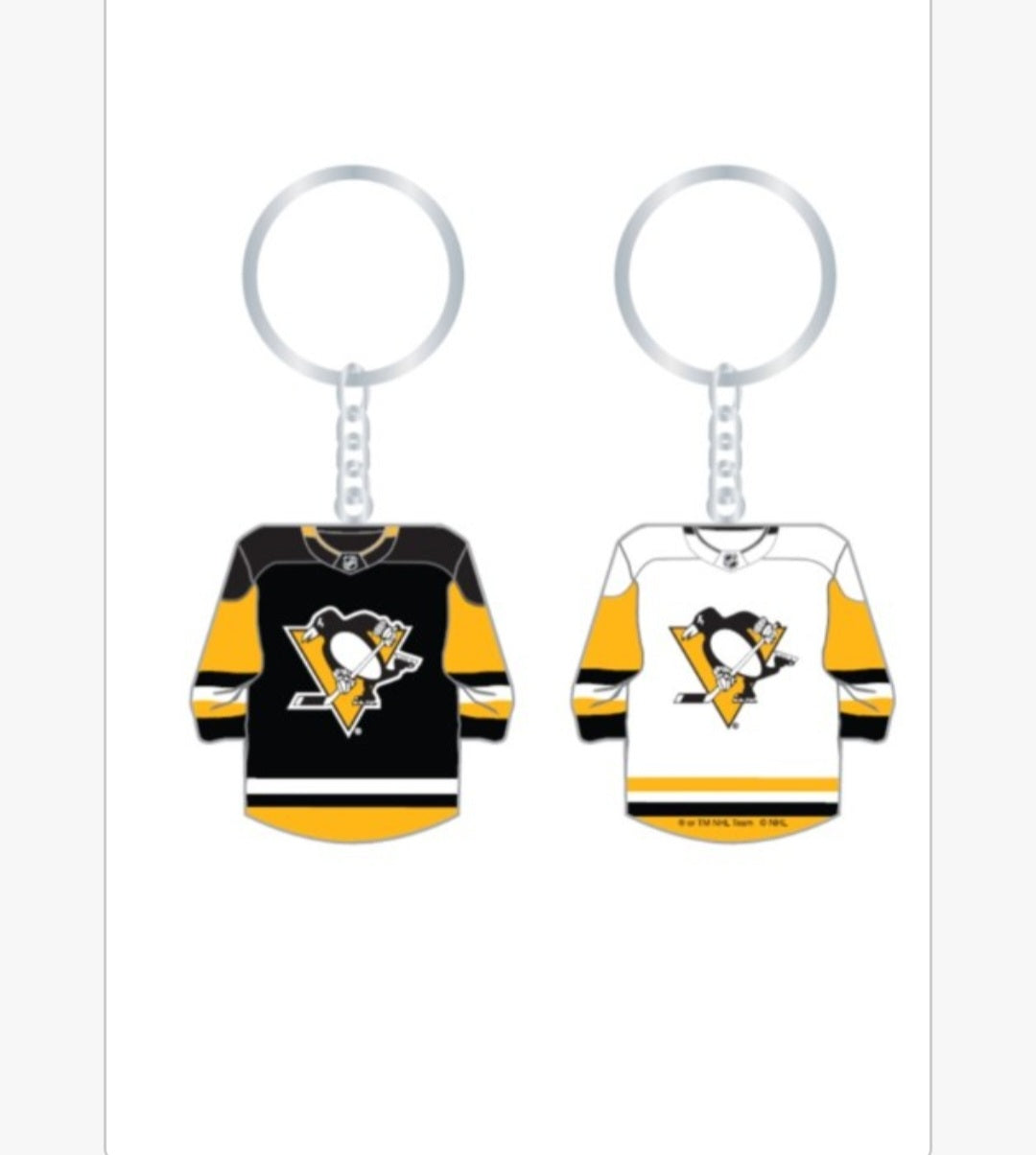 Pittsburgh Penguins Home Away Keychain image 
