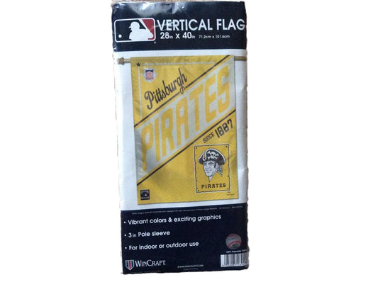 Pittsburgh Pirates Cooperstown 28"x40" Vertical Flag image 0