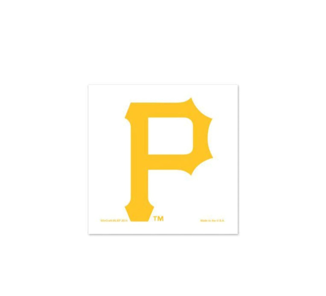 Pittsburgh Pirates Temporary Tattoos 4 Pack image 