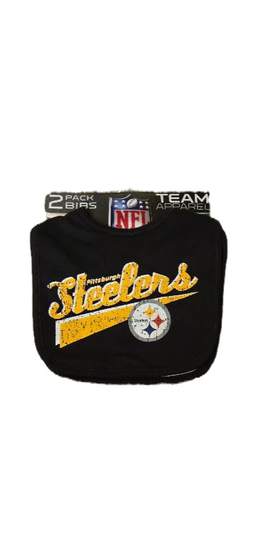 Pittsburgh Steelers 2 Pack Bibs image 0