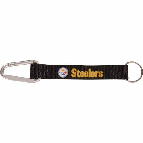 Pittsburgh Steelers Black Carabiner image 0