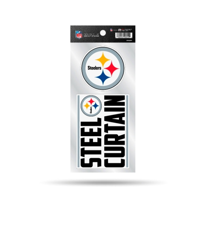 Pittsburgh Steelers Double Up Decal image 