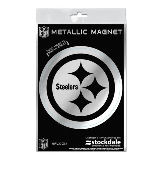 Pittsburgh Steelers Metallic Magnet image 