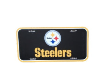 Pittsburgh Steelers Plastic License Plate image 